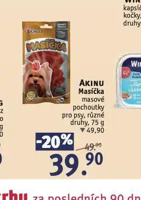 Rossmann Akinu masíčka pro psy nabídka