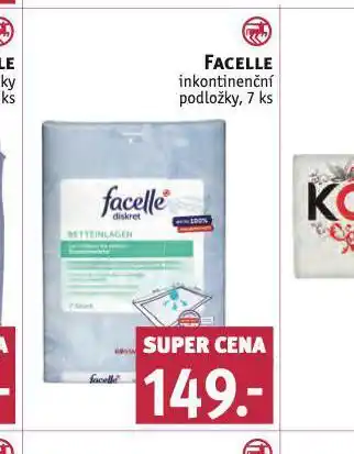 Rossmann Facelle inkontinenční podložky nabídka