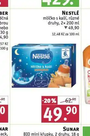 Rossmann Nestlé mlíčko s kaší nabídka