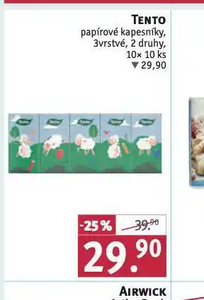 Rossmann Tento papírové kapesníky nabídka