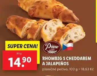 Lidl RHOMBIG S CHEDDAREM A JALAPEÑOS nabídka