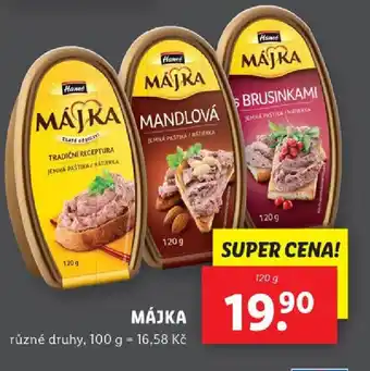 Lidl MÁJKA nabídka