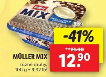 Lidl MÜLLER MIX nabídka