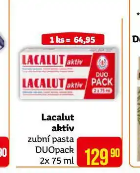 Teta Lacalut aktiv zubní pasta nabídka