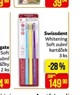 Teta Swissdent whitening soft zubní kartáček nabídka