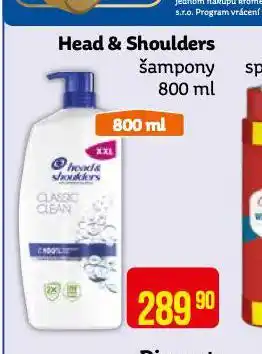 Teta Head&shoulders šampon nabídka