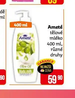 Teta Ameté tělové mléko nabídka