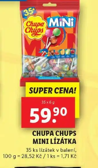 Lidl CHUPA CHUPS MINI LÍZÁTKA nabídka