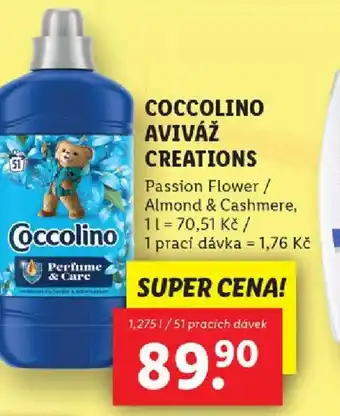 Lidl COCCOLINO AVIVÁŽ CREATIONS nabídka