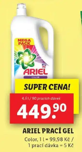 Lidl ARIEL PRACÍ GEL nabídka