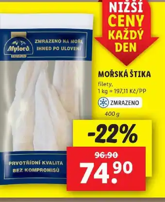 Lidl MOŘSKÁ ŠTIKA nabídka