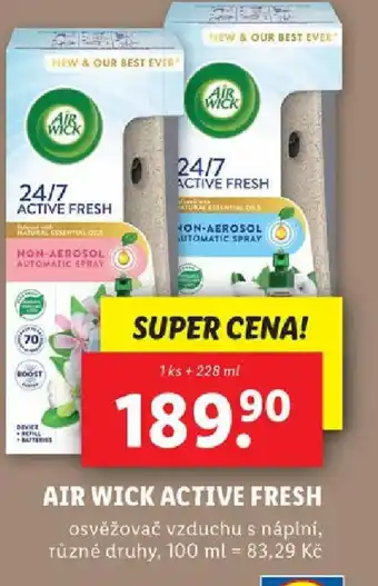 Lidl AIR WICK ACTIVE FRESH nabídka