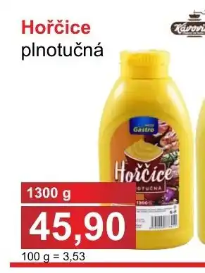 PLUS JIP Hořčice plnotučná nabídka