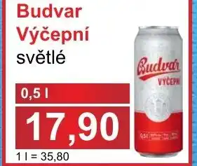 PLUS JIP Budvar Výčepní světlé nabídka