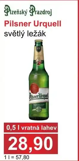 PLUS JIP Pilsner Urquell světlý ležák nabídka