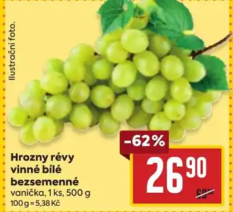 Billa Hrozny révy vinné bílé bezsemenné nabídka
