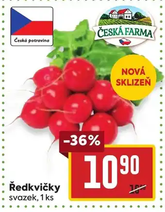 Billa Ředkvičky nabídka