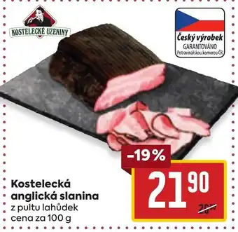 Billa Kostelecká anglická slanina nabídka