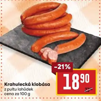 Billa Krahulecká klobása nabídka