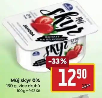 Billa Můj skyr 0% nabídka