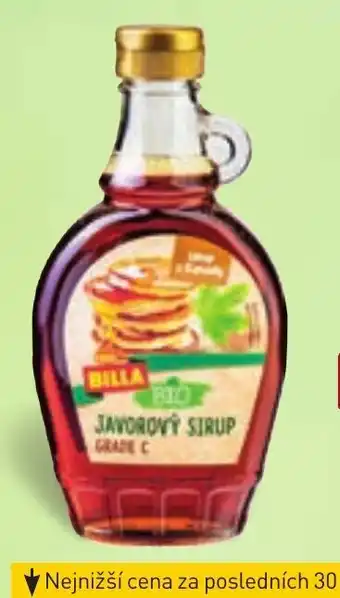 Billa BILLA BIO Javorový sirup nabídka