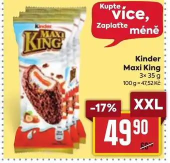 Billa Kinder Maxi King nabídka