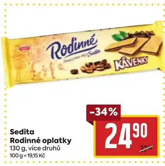 Billa Sedita Rodinné oplatky nabídka