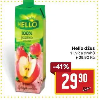 Billa Hello džus nabídka