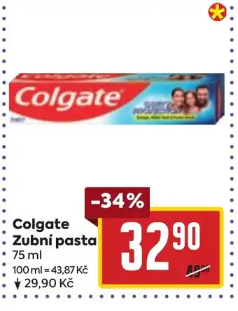 Billa Colgate Zubní pasta 75 ml nabídka