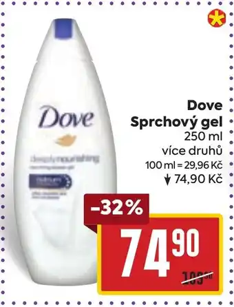 Billa Dove Sprchový gel nabídka