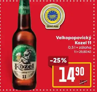 Billa Velkopopovický Kozel 11 nabídka