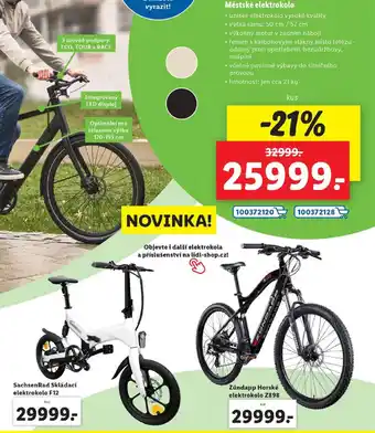 Lidl Městské elektrokolo nabídka