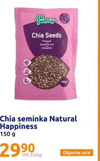 Action Chia semínka Natural Happiness nabídka