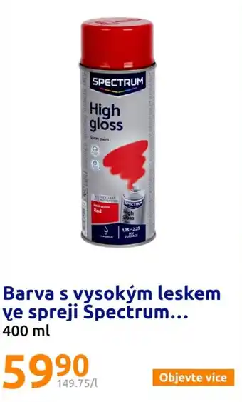 Action Barva s vysokým leskem ve spreji Spectrum nabídka