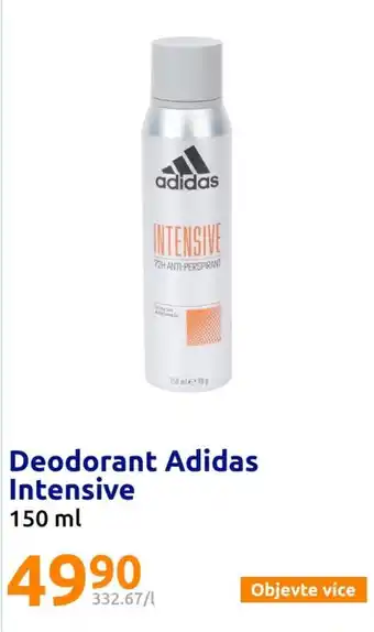 Action Deodorant Adidas Intensive nabídka