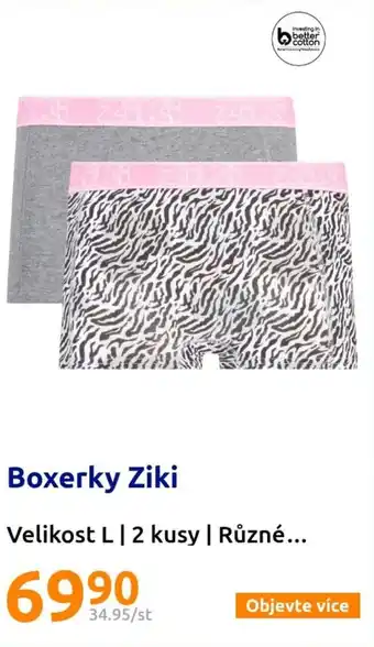 Action Boxerky Ziki nabídka