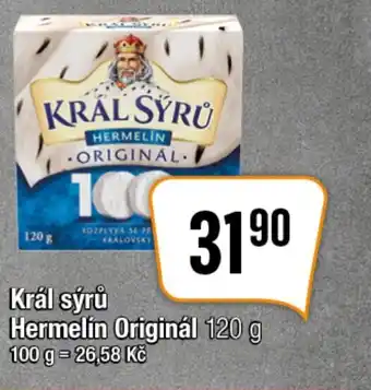 TEMPO Král sýrů Hermelin Originál 120 g nabídka