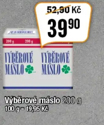 TEMPO Výběrové máslo nabídka