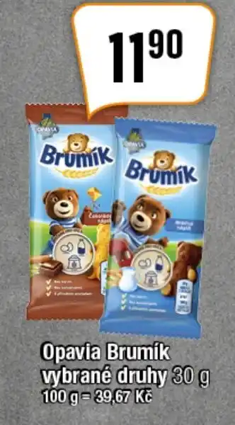 TEMPO Opavia Brumík vybrané druhy nabídka