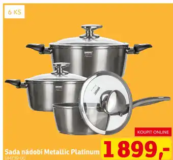 Asko Sada nádobí Metallic Platinum nabídka