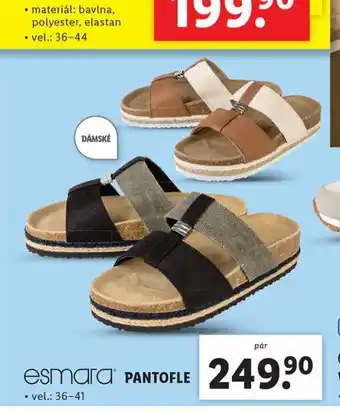 Lidl Pantofle nabídka