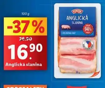 Lidl Anglická slanina nabídka