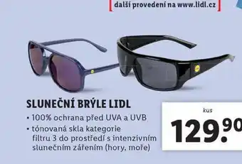 Lidl Sluneční brýle nabídka