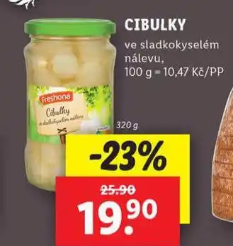 Lidl Cibulky nabídka