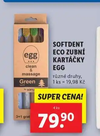 Lidl Softdent eco zubní kartáčky nabídka