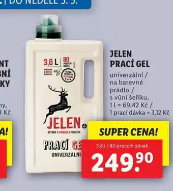 Lidl Jelen prací gel nabídka