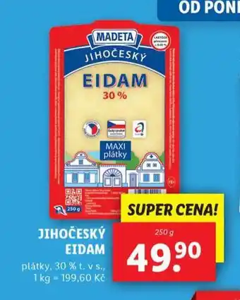 Lidl Jihočeský eidam nabídka