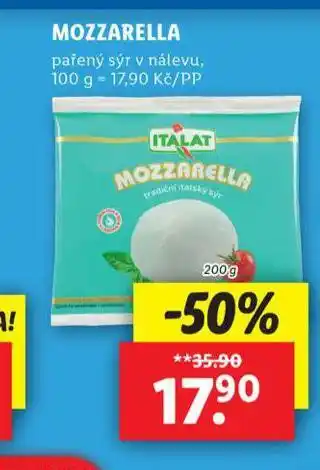 Lidl Mozzarella nabídka