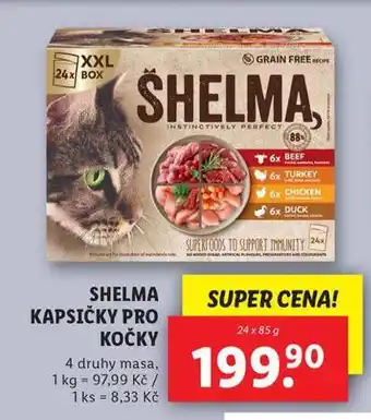 Lidl Shelma kapsička pro kočky nabídka