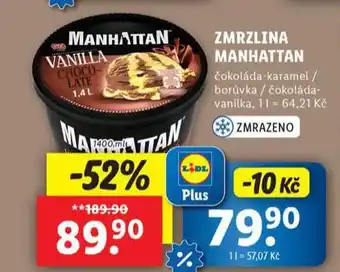 Lidl Zmrzlina manhattan nabídka